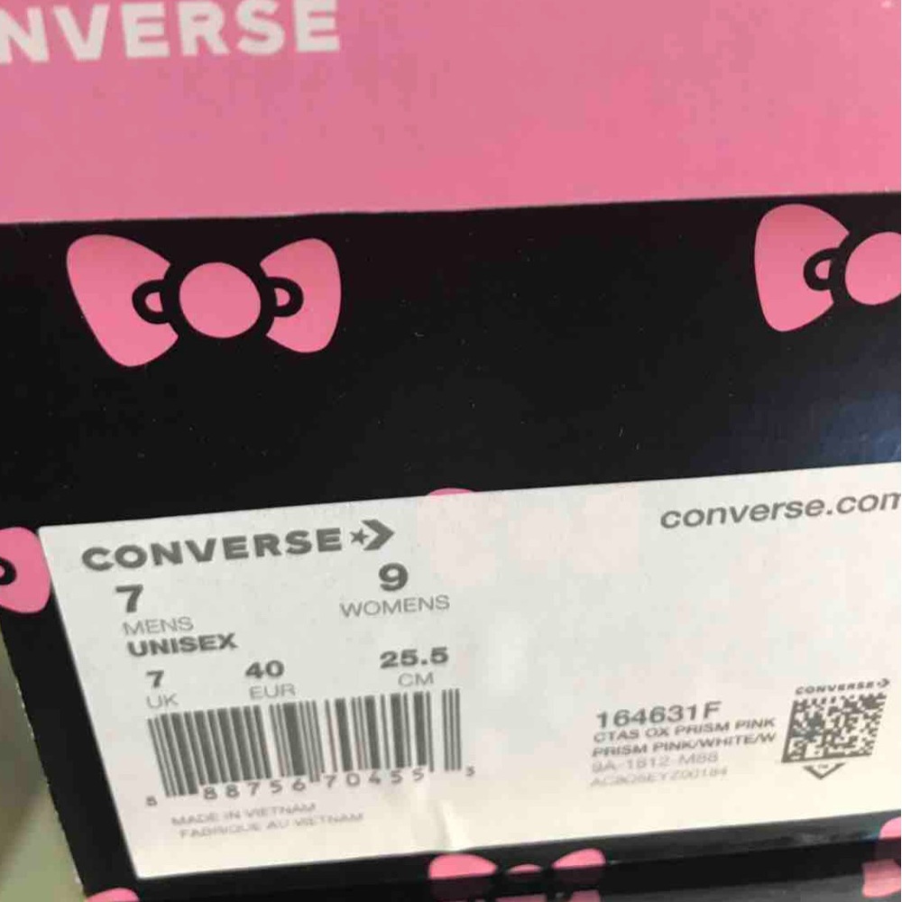 Conv&Hello Kitty Ctas Canvas Low Top Prism Pink W - Picture 8 of 8